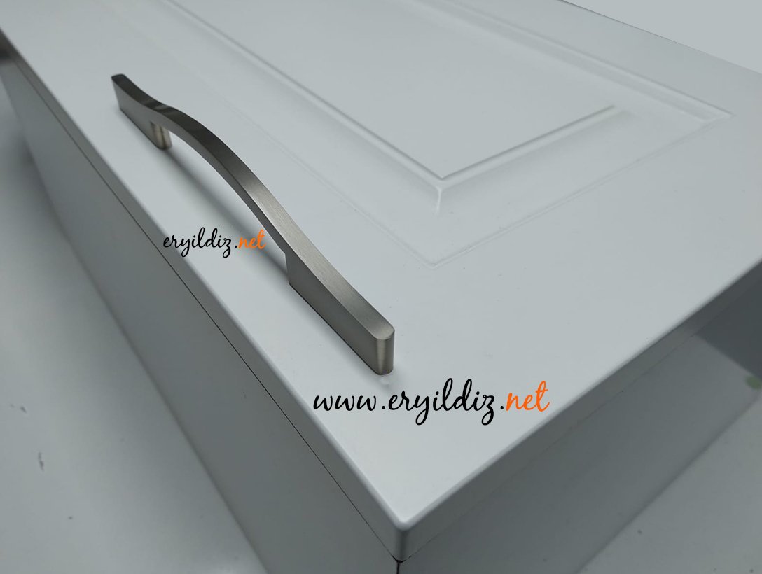 System SY 8505 Mobilya Kulp Mat Nikel Saten Eryıldız Hırdavat
