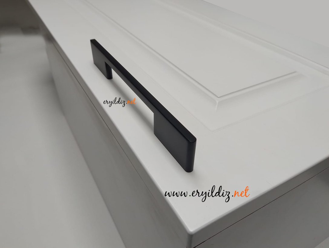 System SY 8570 Mobilya Kulp Siyah Eryıldız Hırdavat