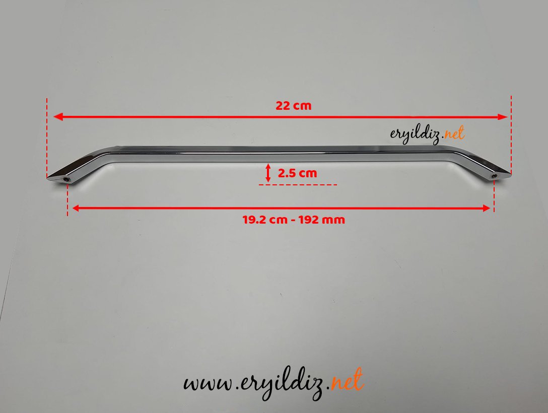 System 8672 Mobilya Kulp 192 mm Eryıldız Hırdavat