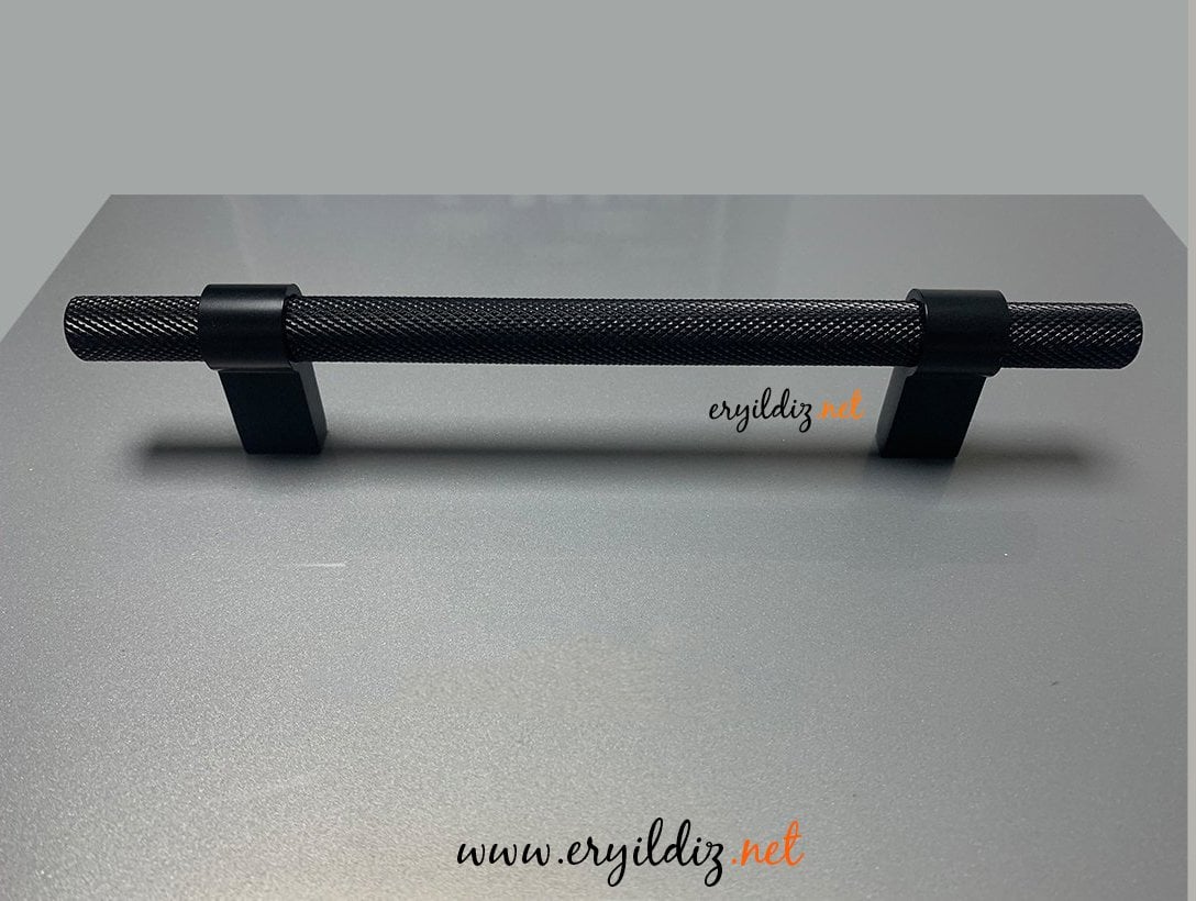System 8774 Mobilya Kulp siyah Eryıldız Hırdavat