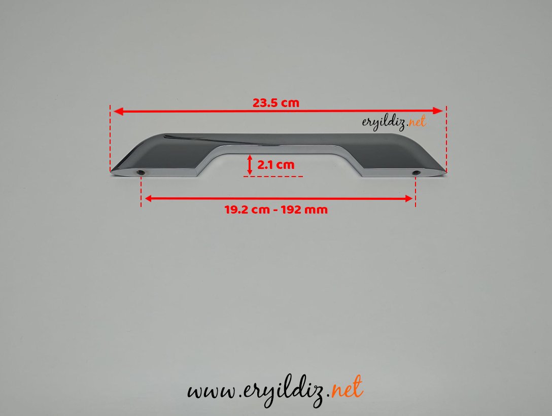 System 8842 CR Krom Mobilya Kulp 192 mm Eryıldız Hırdavat