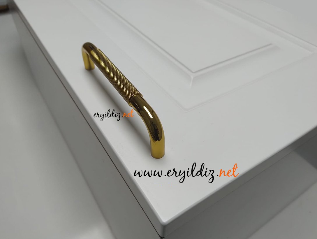 System 8870 Mobilya Kulp Altın Sarısı Eryıldız Hırdavat