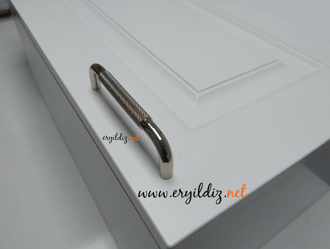 System 8870 Mobilya Kulp Parlak Nikel Eryıldız Hırdavat
