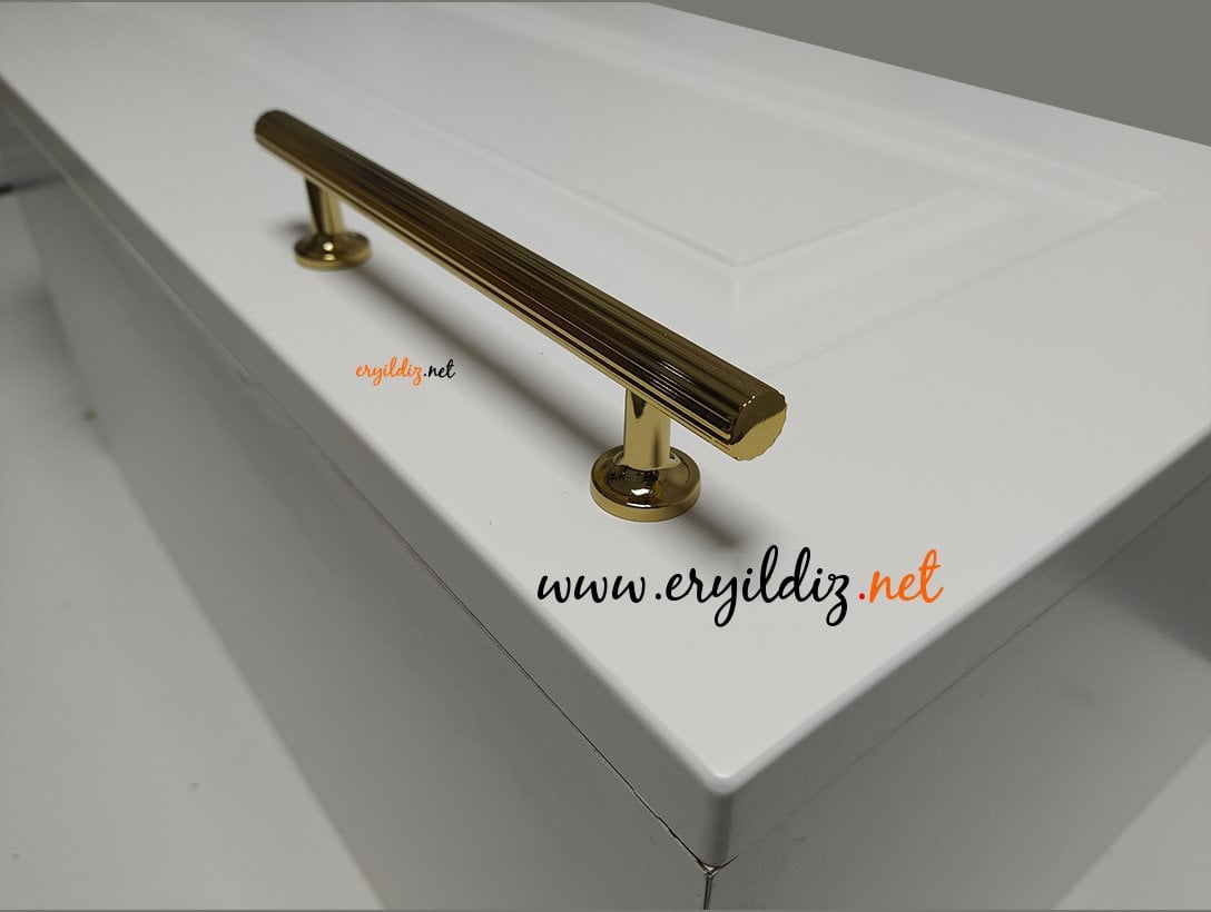 System 8887 Mobilya Kulp Altın Sarısı Eryıldız Hırdavat