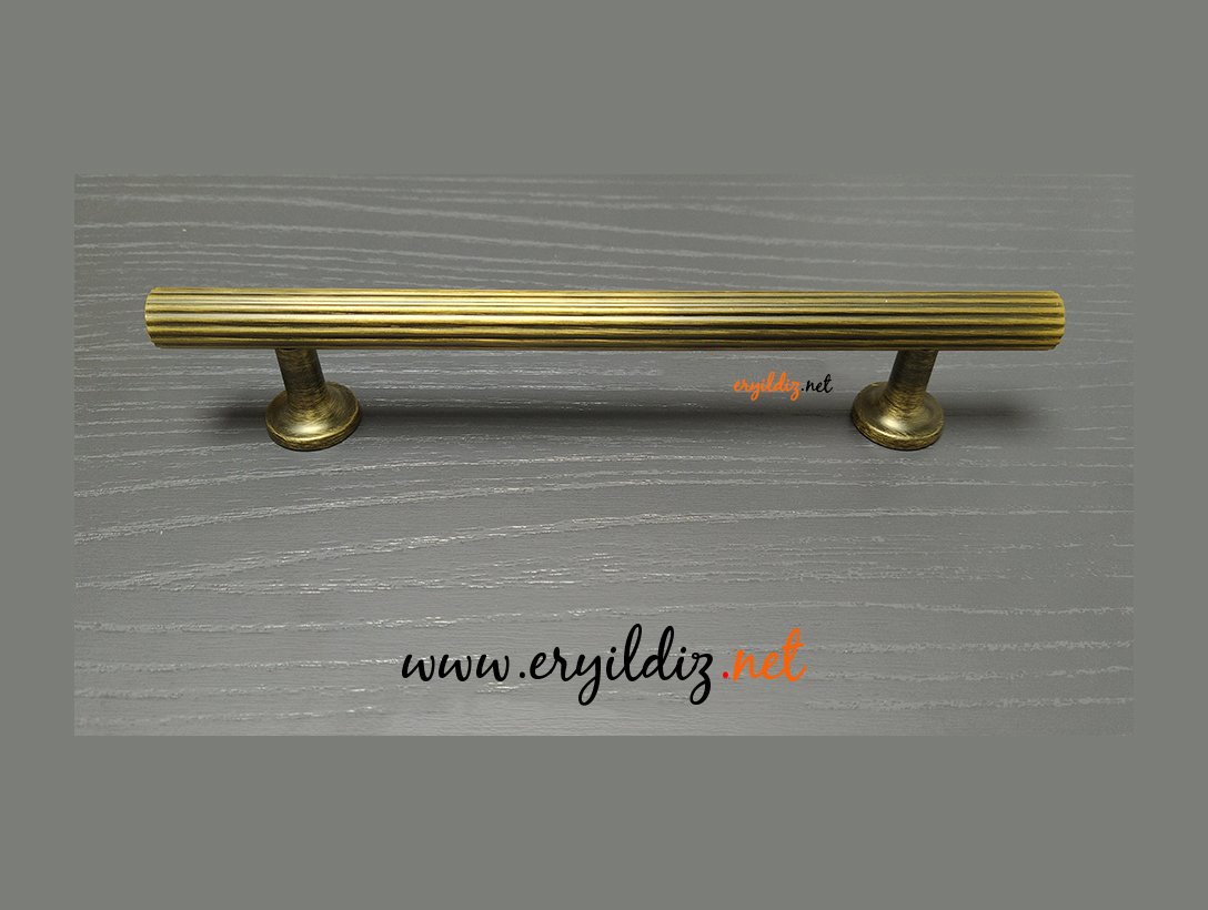 System 8887 Mobilya Kulp Antik Eskitme 128 mm Eryıldız Hırdavat