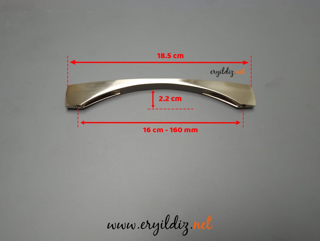 System SP 4025 Mobilya Kulp Nikel 160 mm  Eryıldız Hırdavat 