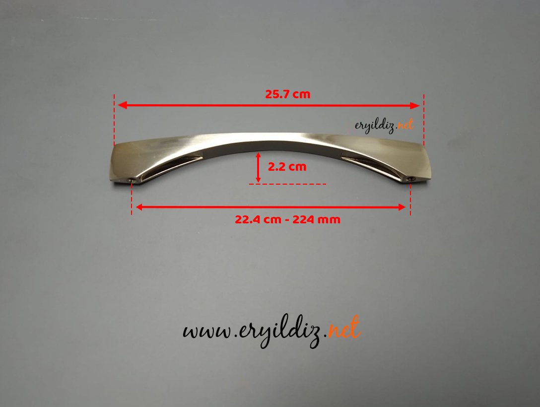 System SP 4025 Mobilya Kulp Nikel 224 mm Eryıldız Hırdavat