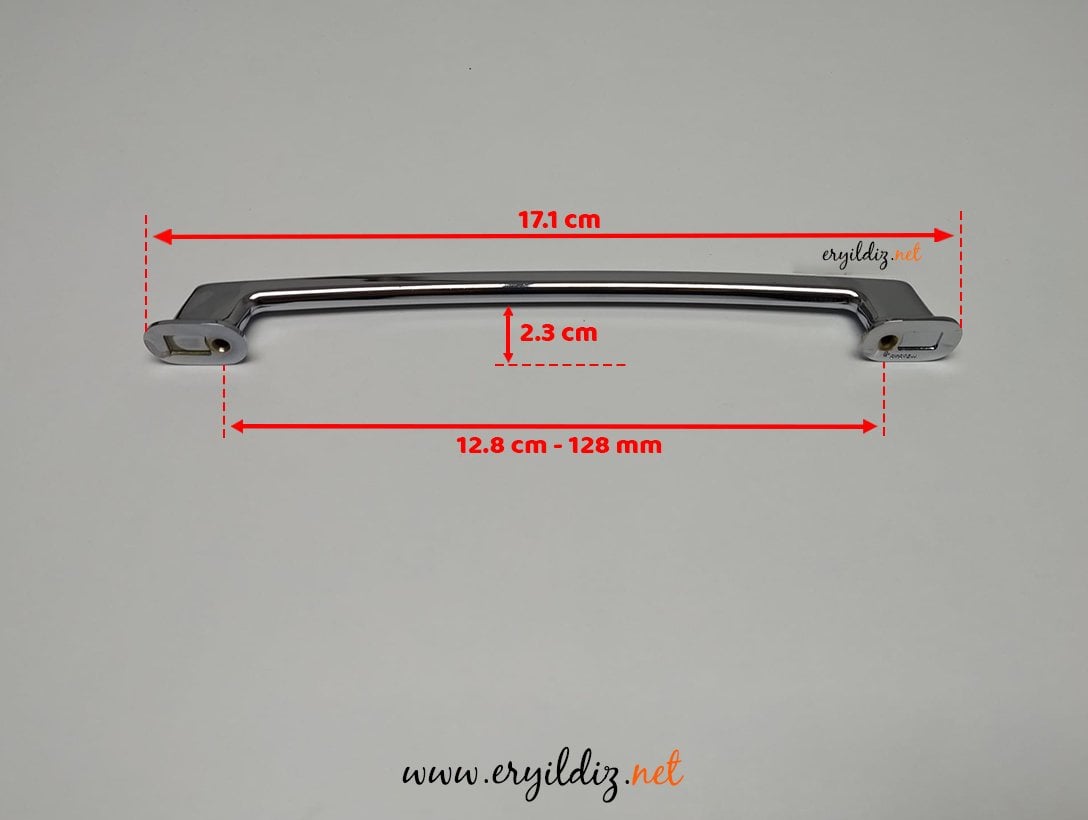 System SP 4245 Mobilya Kulp Krom - 128 mm Eryıldız Hırdavat