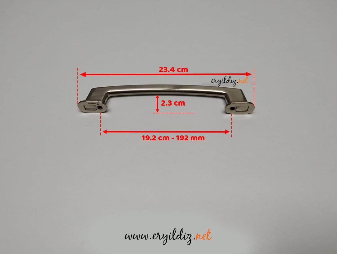System SP 4245 Mobilya Kulp Nikel - 192 mm Eryıldız Hırdavat