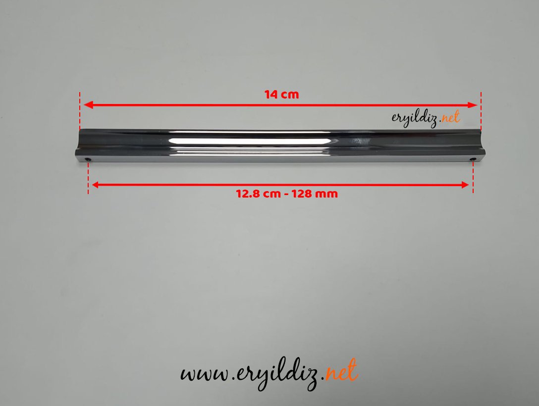 System SP 7440 Krom Mobilya Kulp 128 mm Eryıldız Hırdavat