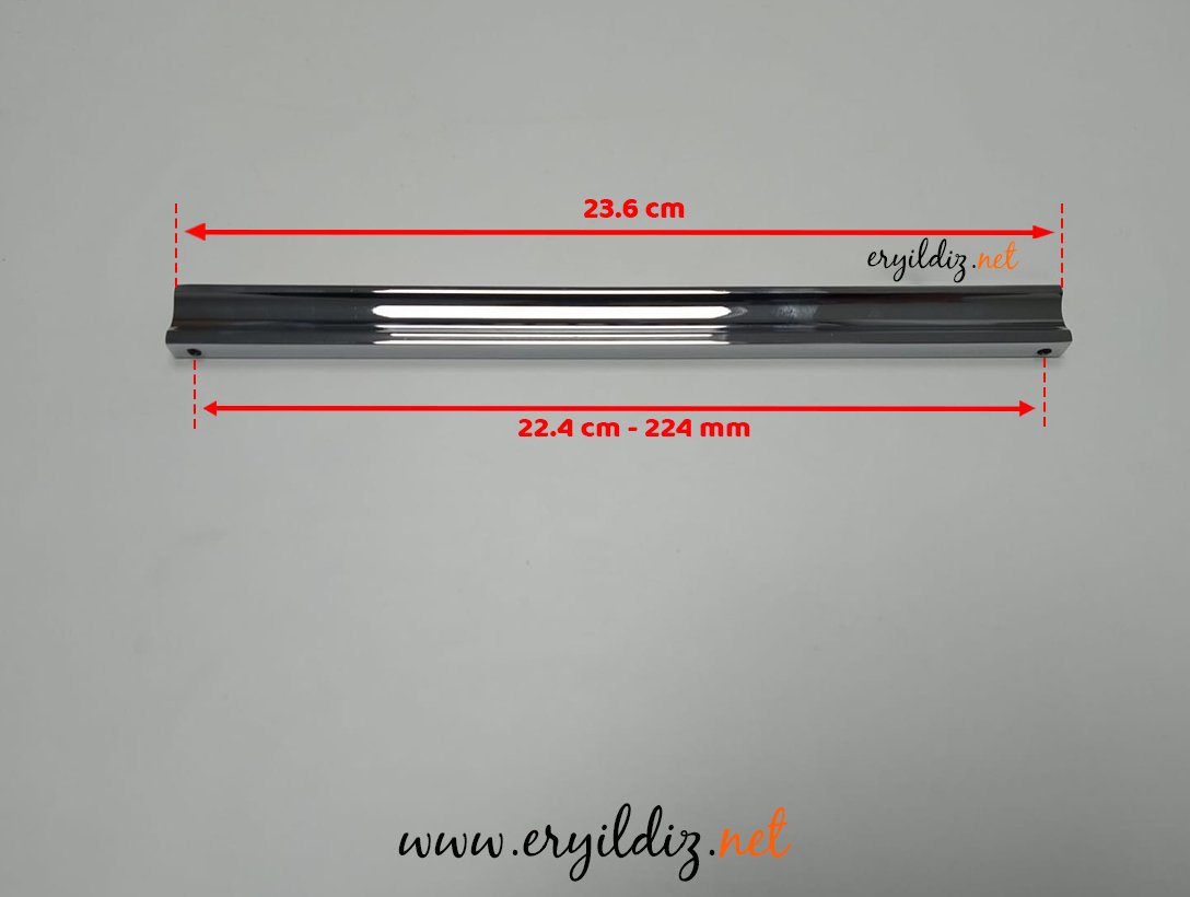System SP 7440 Krom Mobilya Kulp 224 mm Eryıldız Hırdavat