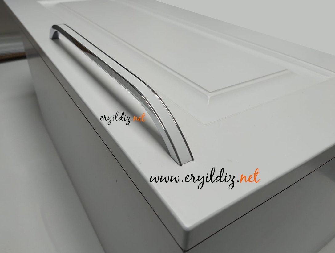 System SP 8161 Mobilya Kulp Krom Beyaz