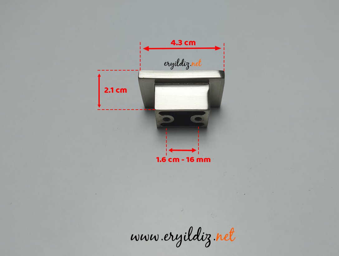 System SY 4335 Düğme Mobilya Kulp 16 mm Nikel Saten Eryıldız Hırdavat