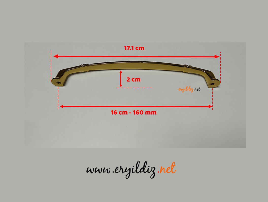 System SY 4350 Mobilya Kulp 160 mm Eryıldız Hırdavat