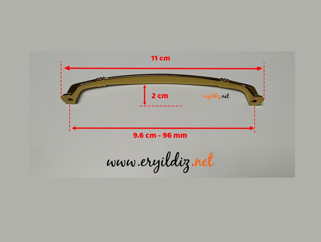 System SY 4350 Mobilya Kulp 96 mm Eryıldız Hırdavat 