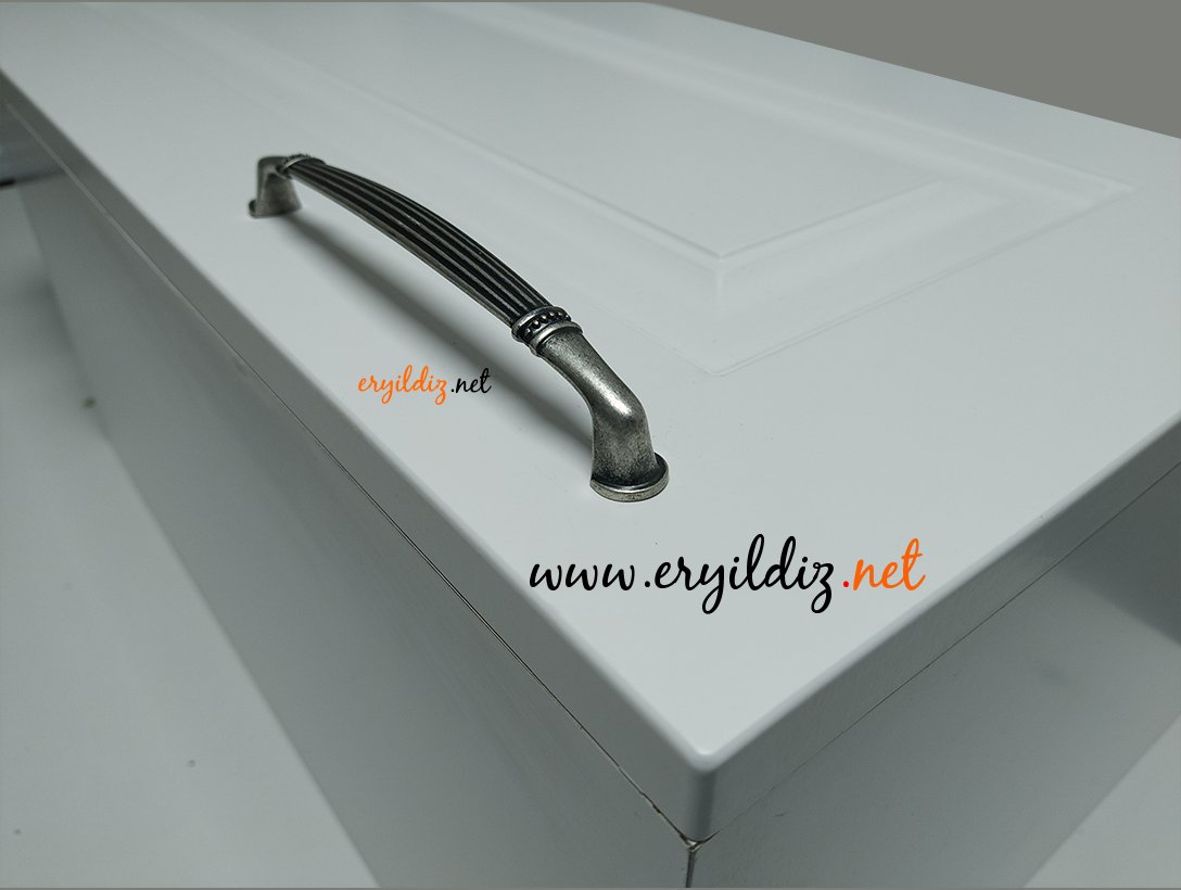 System SY 4350 Mobilya Kulp Antik Gümüş  Eryıldız Hırdavat 