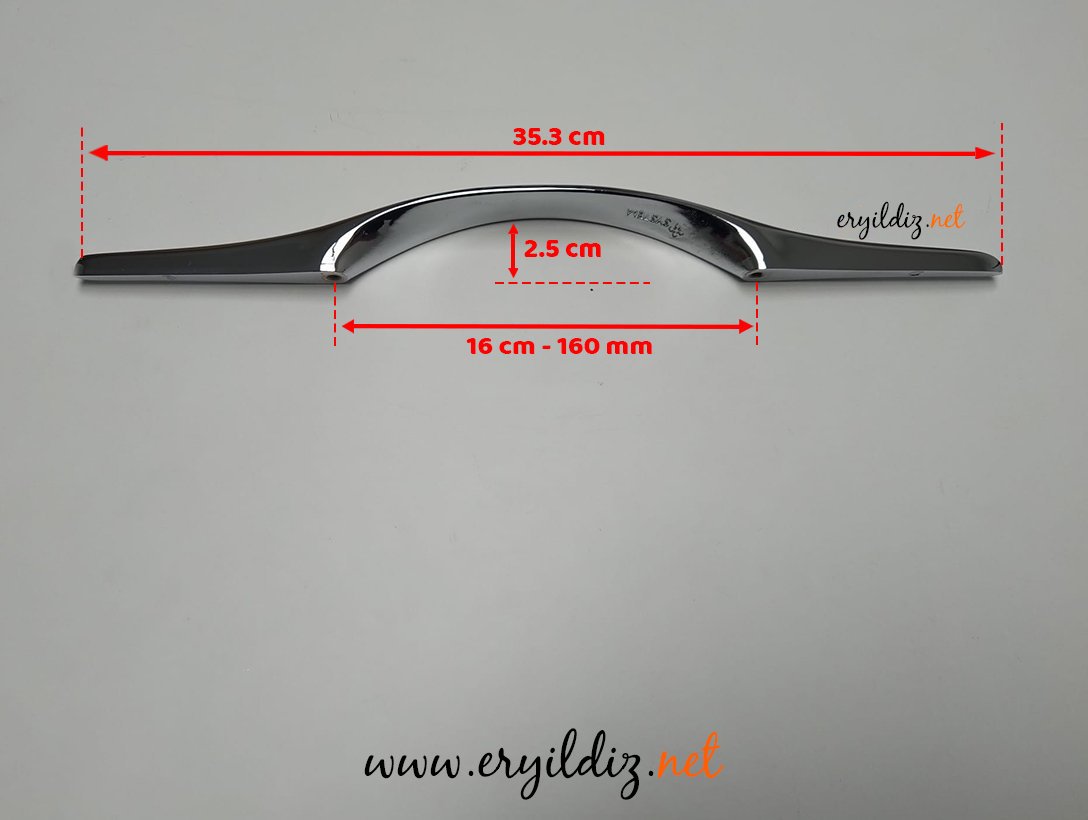 System SY 4550 Mobilya Kulp Krom - 160 mm Eryıldız Hırdavat