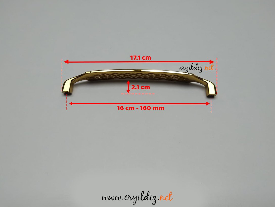 System SY 4600 GL Altın Sarısı Avangart Mobilya Kulp 160 mm Eryıldız Hırdavat