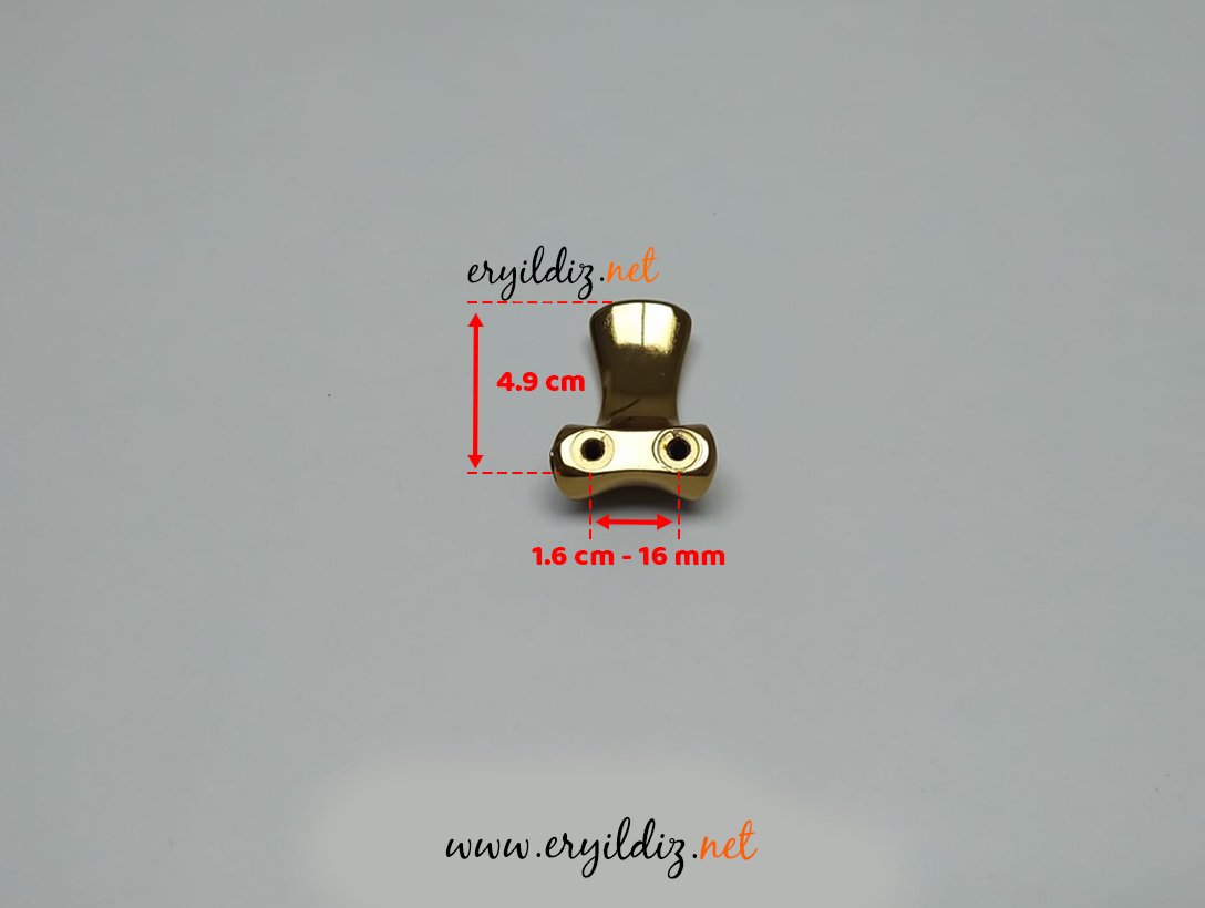 System SY 4380 Avangart Mobilya Kulp Düğme 16 mm Eryıldız Hırdavat