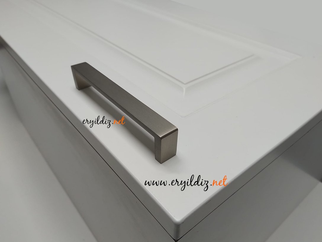 System SY 6250 Mobilya Kulp Nikel Saten Eryıldız Hırdavat