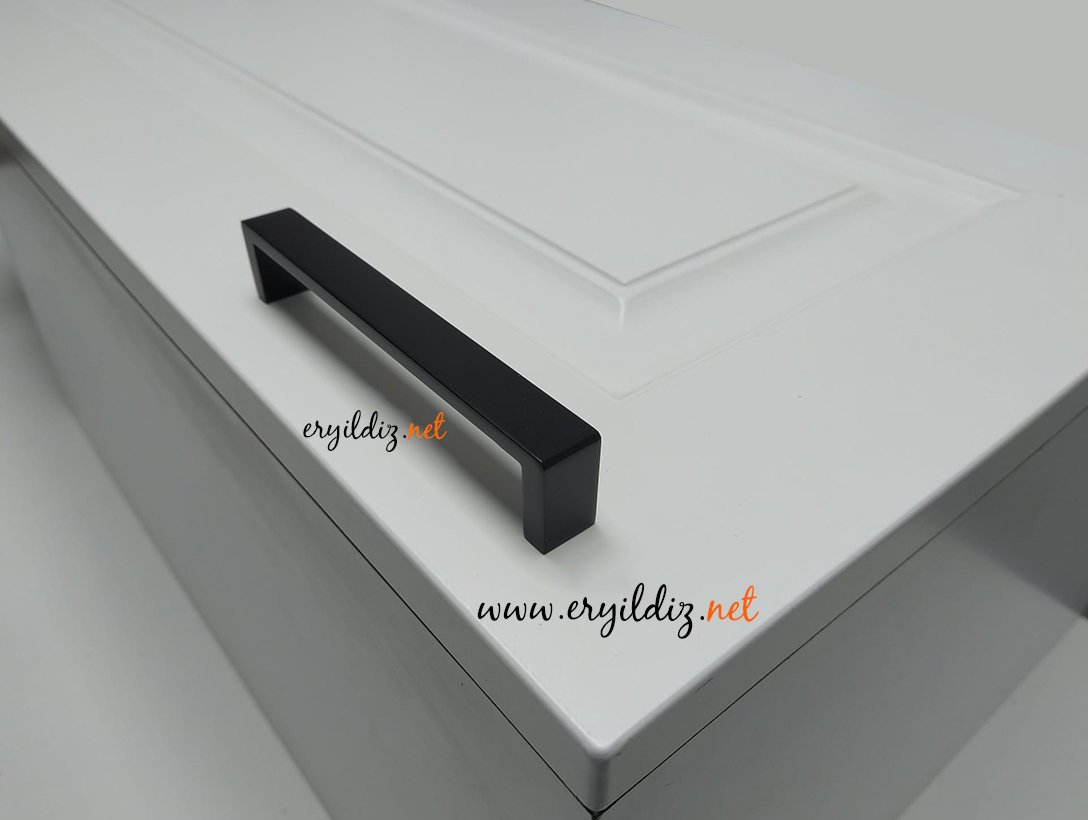 System SY 6250 Mobilya Kulp Siyah Eryıldız Hırdavat
