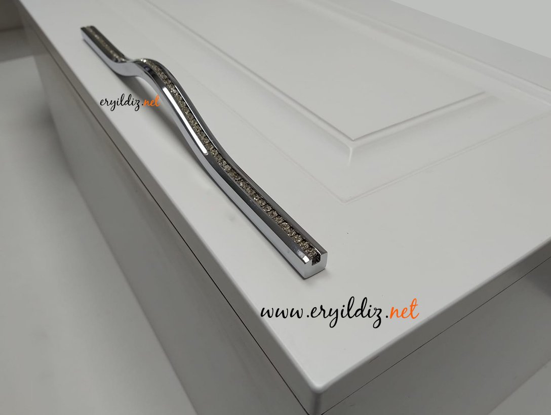 System SY 7115 Taşlı Mobilya Kulp Krom Eryıldız hırdavat