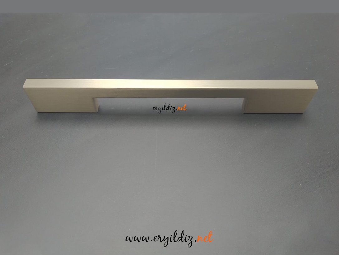 System SY 7327 Mobilya Kulp Mat Nikel Saten Eryıldız Hırdavat