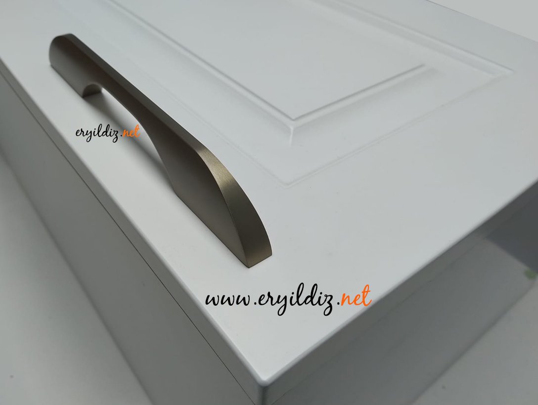 System SY 8575 Mobilya Kulp Mat Nikel Eryıldız Hırdavat