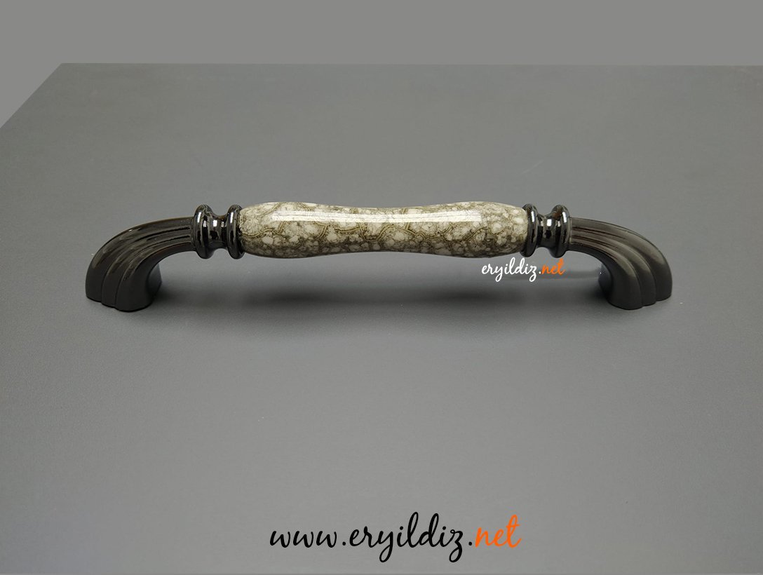 Tomurcuk 1905-70-160 L.Füme Porselen Mobilya Kulp 160 mm Eryıldız Hırdavat
