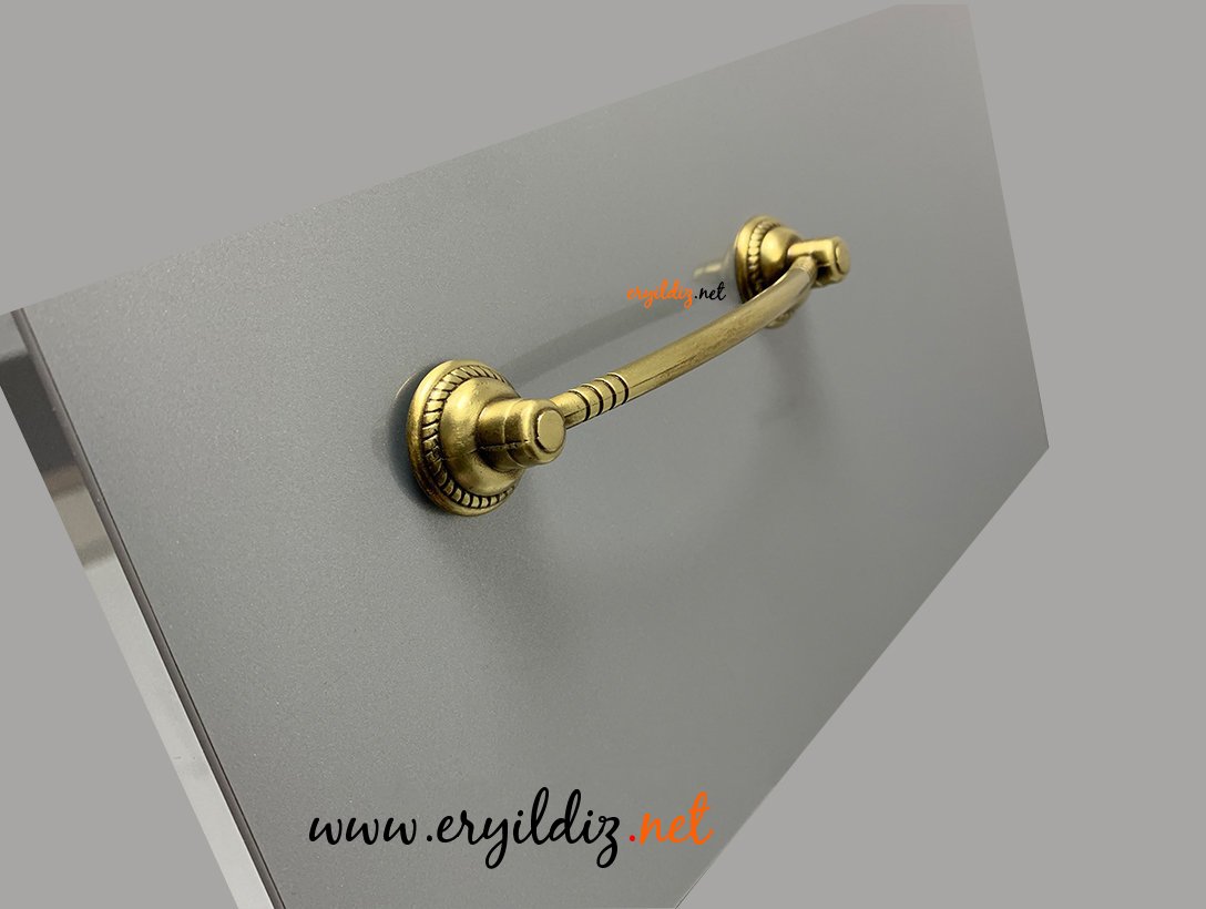 Umut 271-1 Antik Mobilya Kulp 96 mm Eryıldız Hırdavat