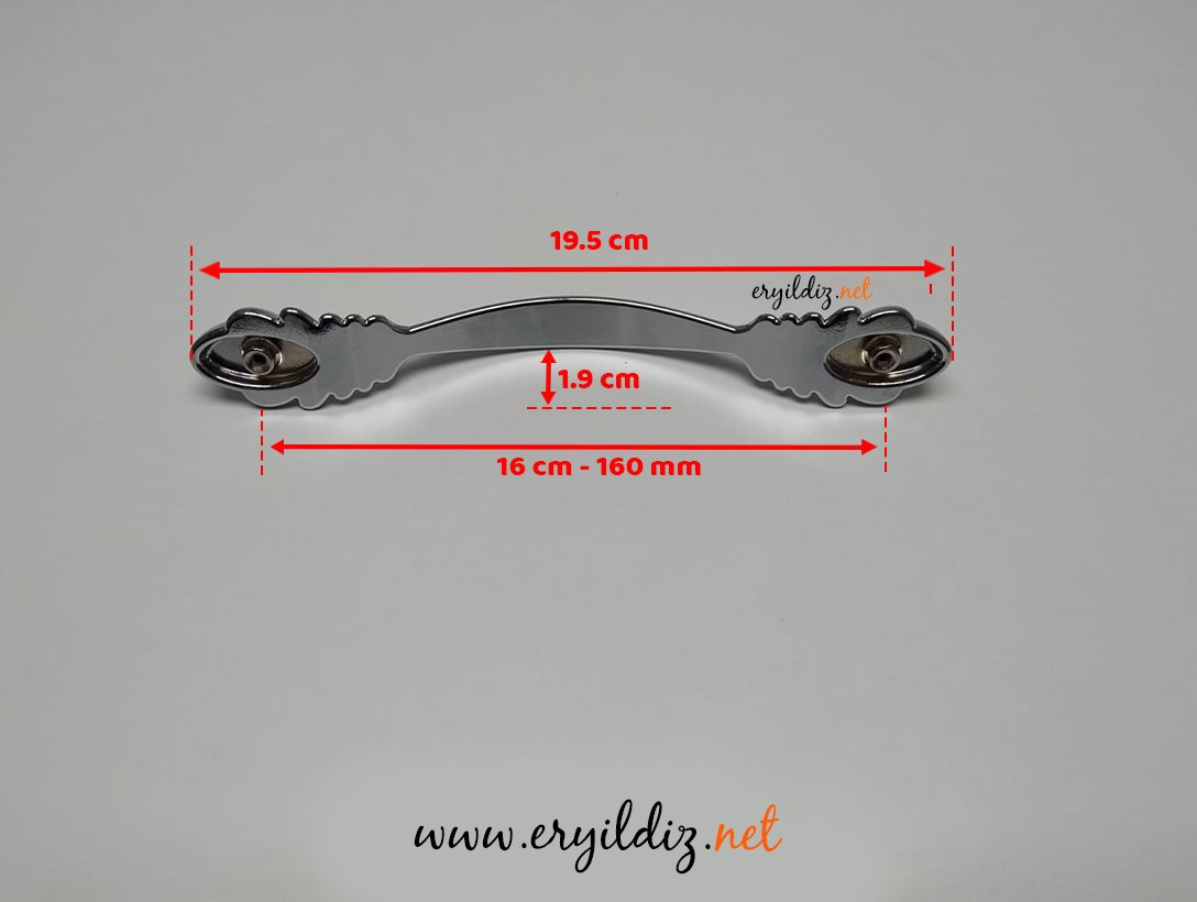 Umut 276 Avangart Mobilya Kulp 160 mm Krom Eryıldız Hırdavat