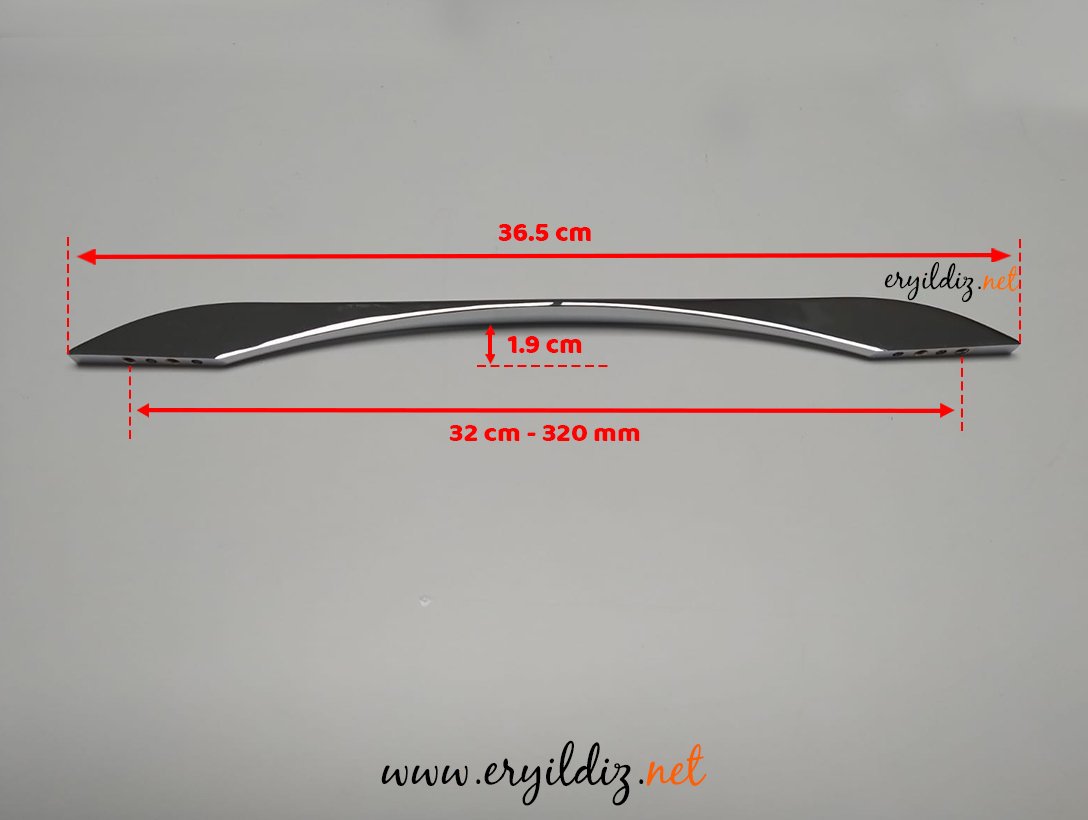 Umut 291 Zamak Mobilya Kulp 320 mm Krom Eryıldız Hırdavat