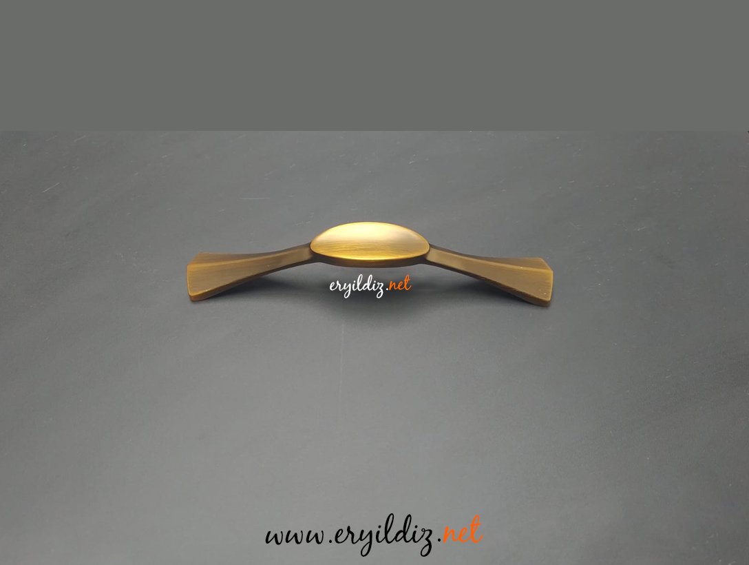 Ventus 1040 Yaldızlı Mobilya Kulp Antik Bakır Eryıldız Hırdavat