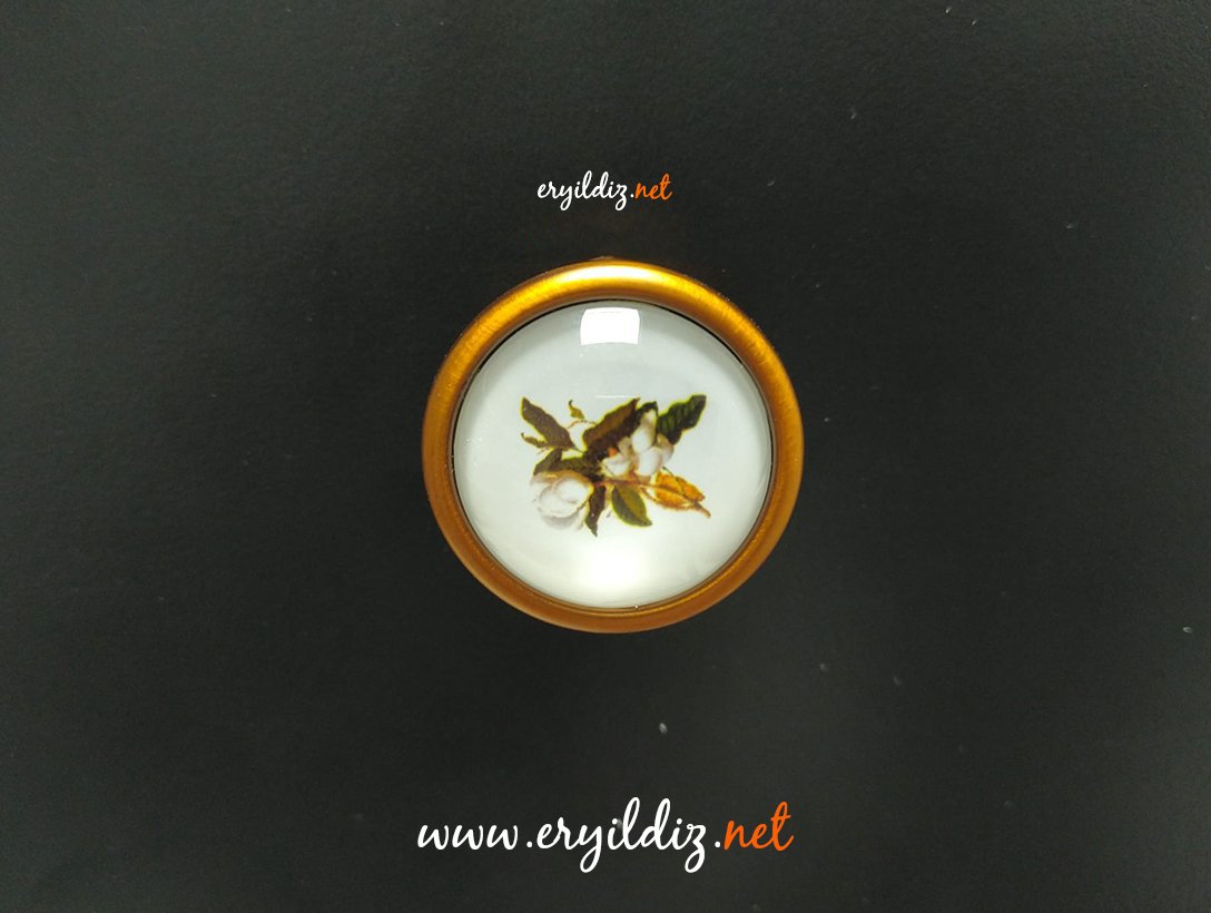 Ventus 2036 Yaldızlı Mobilya Kulp Antik Bakır Düğme Eryıldız Hırdavat