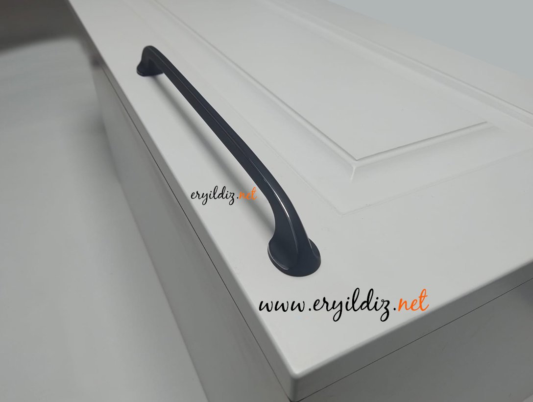 Ventus 3002 Mobilya Kulp Siyah - Krom Eryıldız Hırdavat