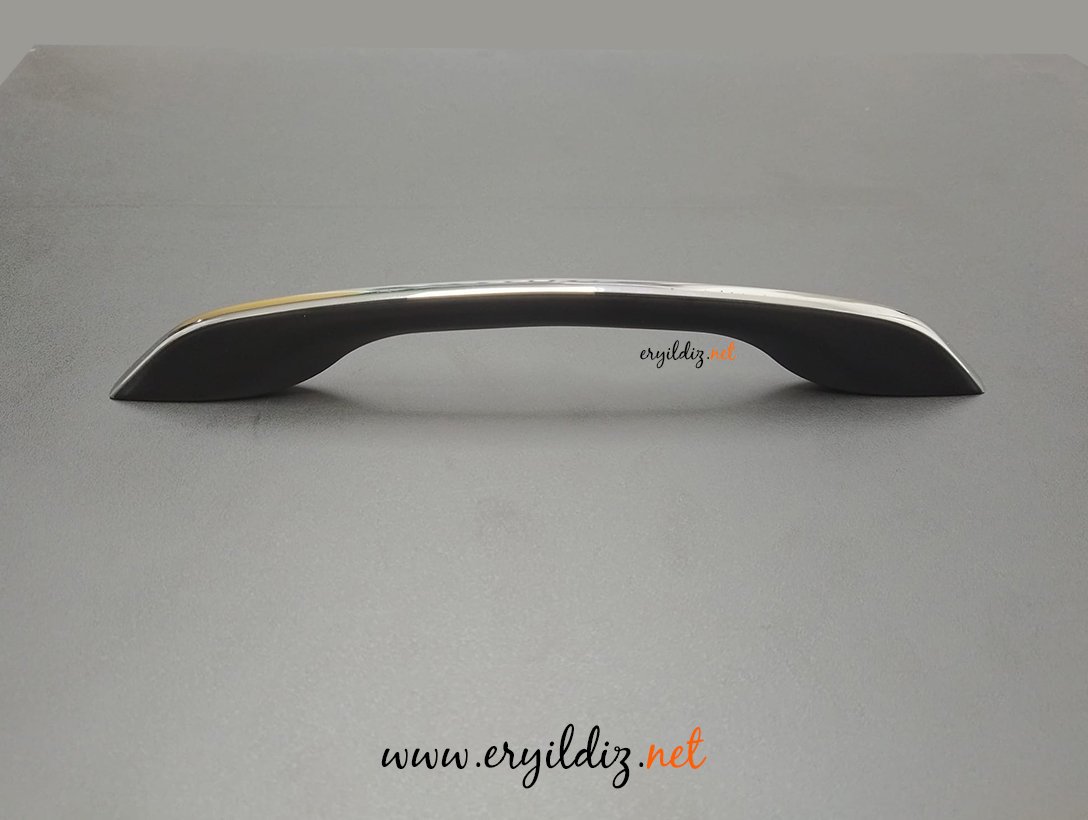Ventus 3008 Mobilya Kulp Siyah Krom Eryıldız Hırdavat