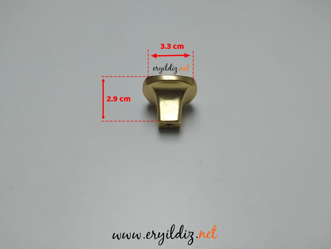 Ventus 6001W Mobilya Kulp Mat Altın Eryıldız Hırdavat 