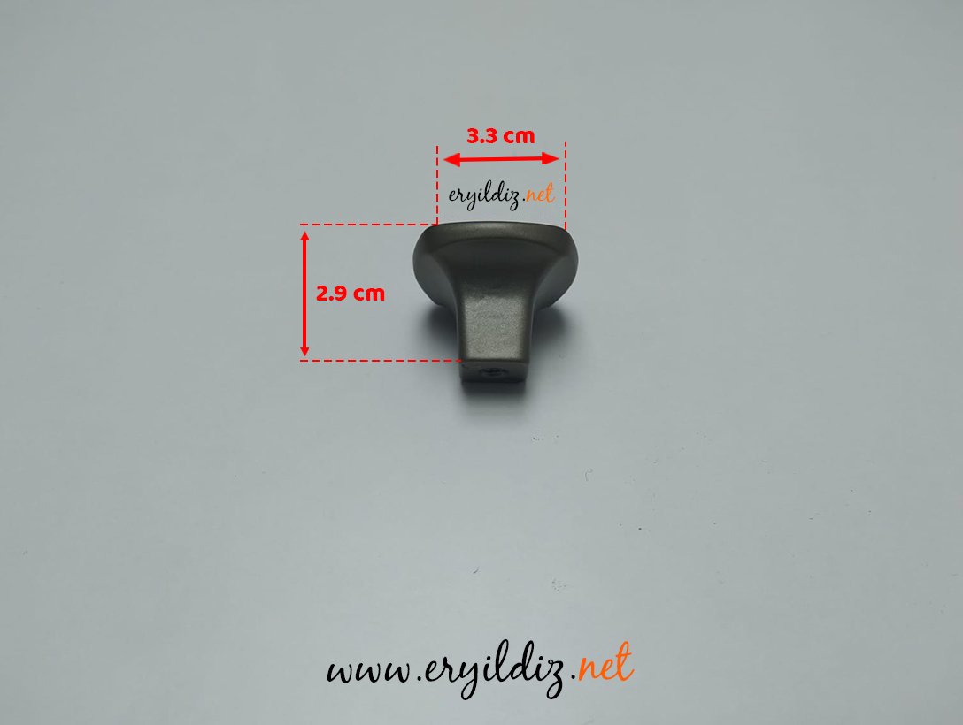 Ventus 6001W Mobilya Kulp Gri Eryıldız Hırdavat