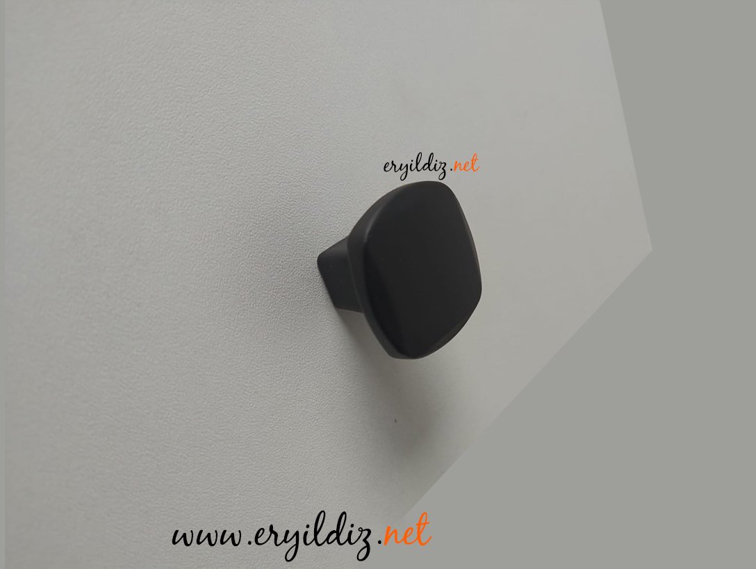 Ventus 6001W Mobilya Kulp Mat Siyah Eryıldız Hırdavat