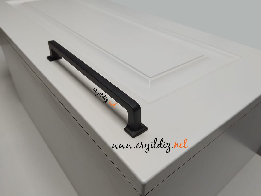 Ventus 6117 Mobilya Kulp Mat Siyah Eryıldız Hırdavat