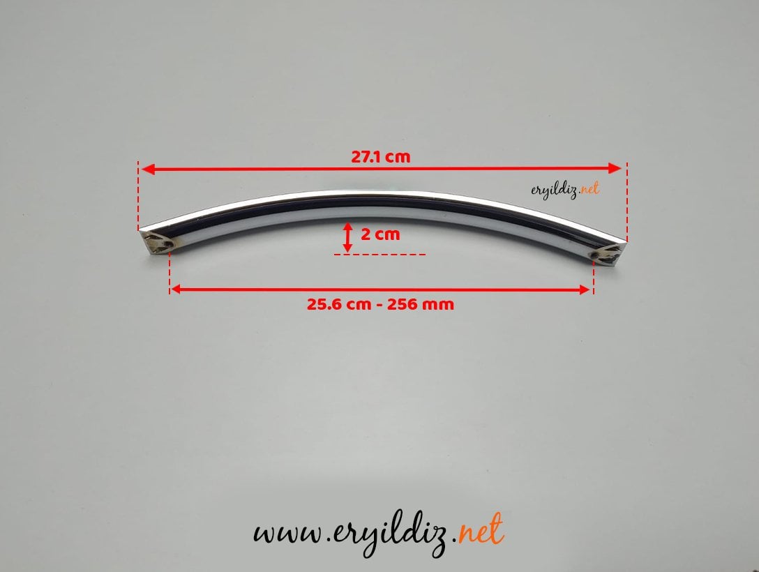 Yay Krom Step Mobilya Kulp 256 mm Eryıldız Hırdavat