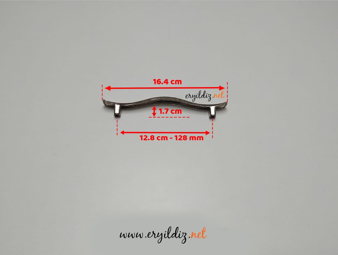 Zeybek Mobilya Kulp Krom 128 Eryıldız Hırdavat