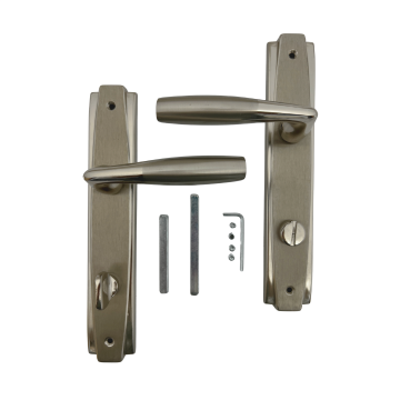 Hira Akasya Simge Nikel Saten Aynalı Kapı Kolu Wc Kapısı