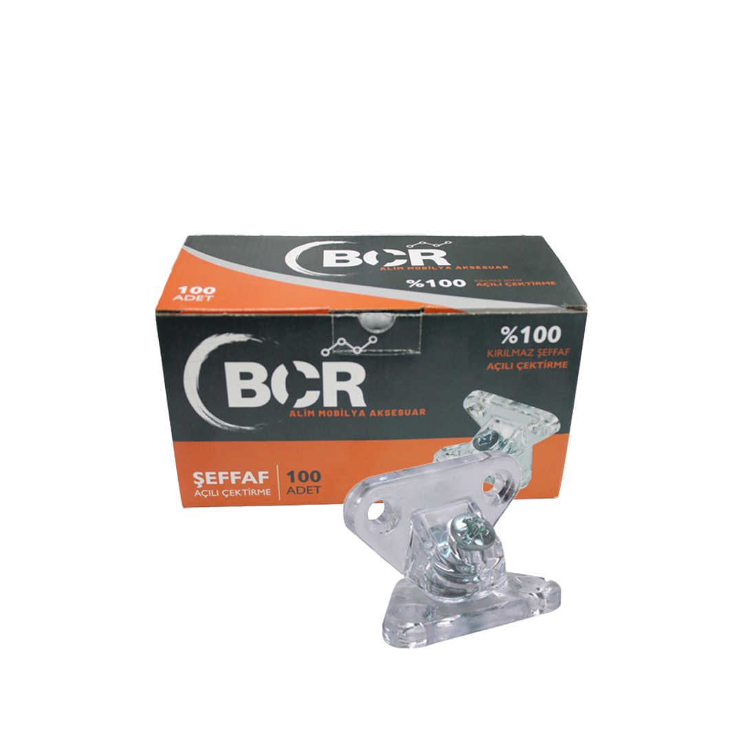 Bcr Plastik Dereceli Şeffaf Dolap Çektirme