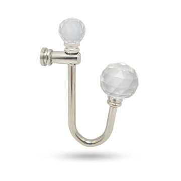 Perde Askısı Nobel Pipo Küre Perde Askısı Krom