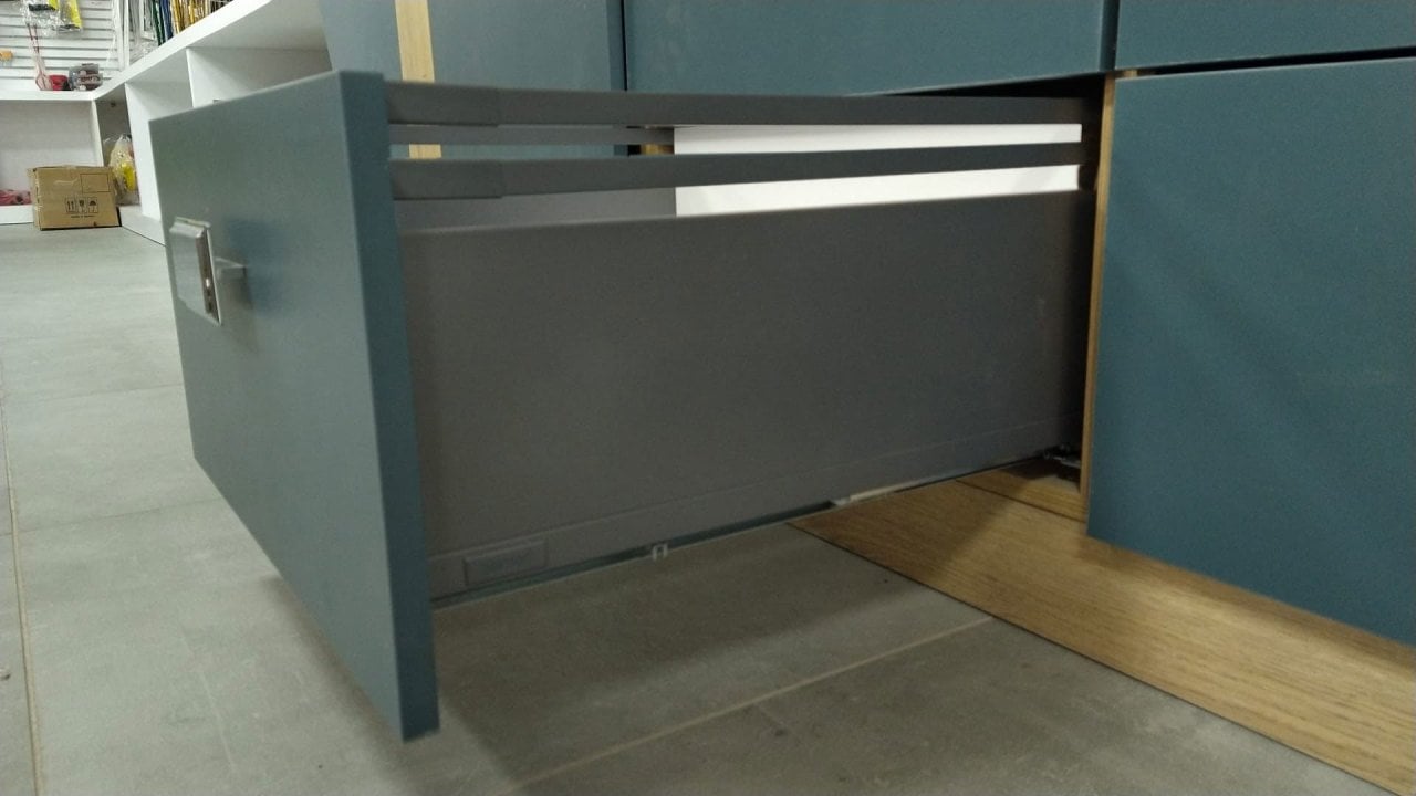 Samet Smart Flow Antrasit Çekmece Rayı Çift Bordür - 35 cm