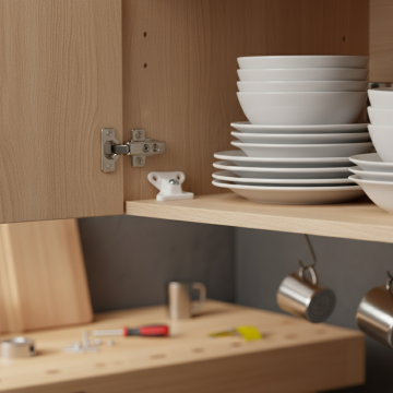 Bcr Plastik Dereceli Beyaz Dolap Çektirme