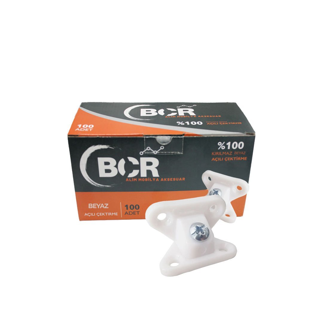 Bcr Plastik Dereceli Beyaz Dolap Çektirme