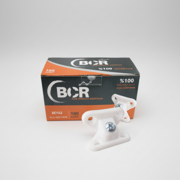 Bcr Plastik Dereceli Beyaz Dolap Çektirme