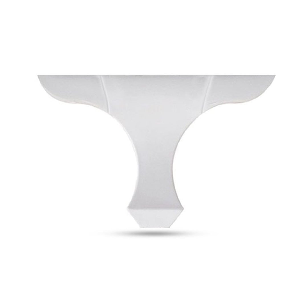 Lükenz Orta Mobilya Ayak 14 cm Beyaz